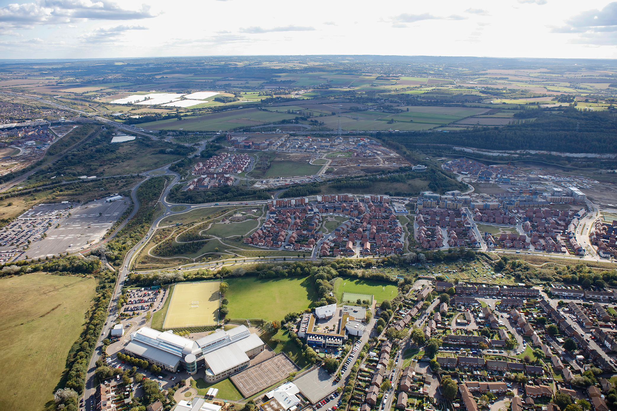 A birdeye view of Whitecliffe at Ebbsfleet Garden City