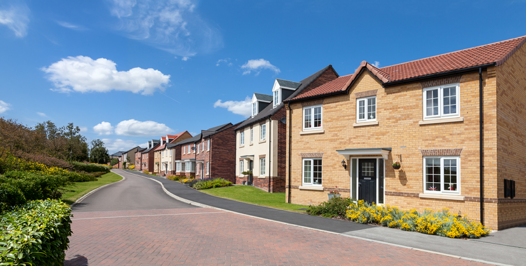 New build houses on a development that use a community heat network